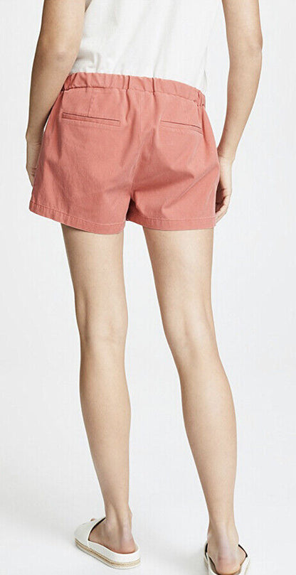 Hatch Maternity Women's THE REPUBLIC SHORT Red $168 NEW