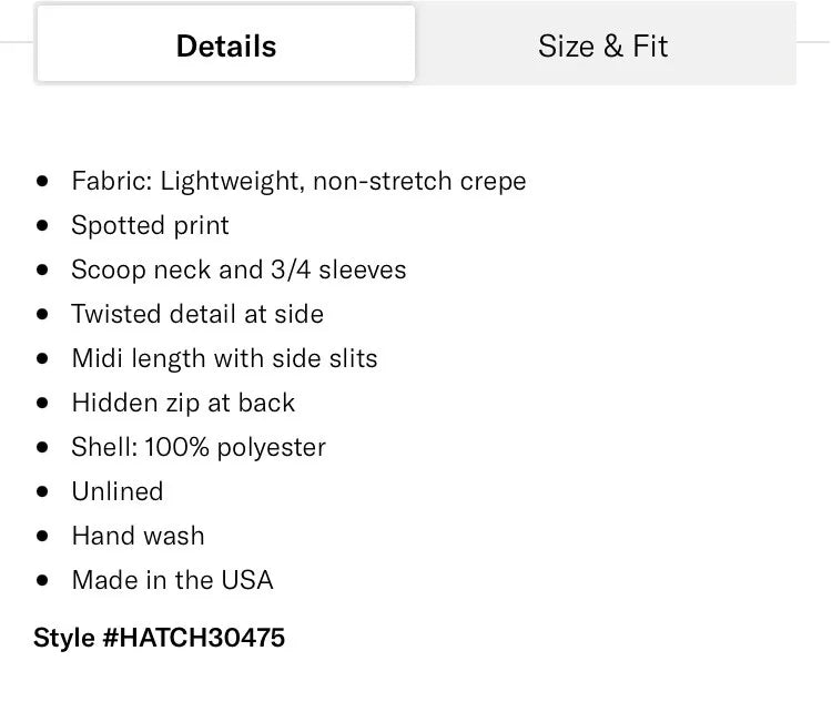 Hatch Maternity Women’s THE LAUREN DRESS Navy/Pink Cheetah $328 NEW