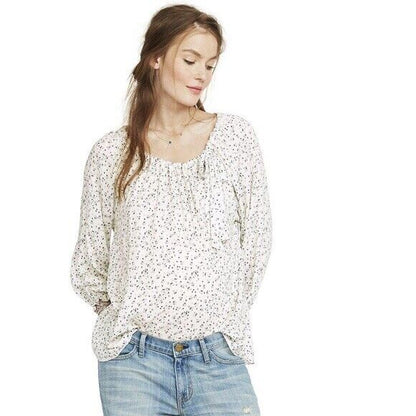 Hatch Maternity Women’s THE LAETITIA BLOUSE Provence Floral $189 NEW