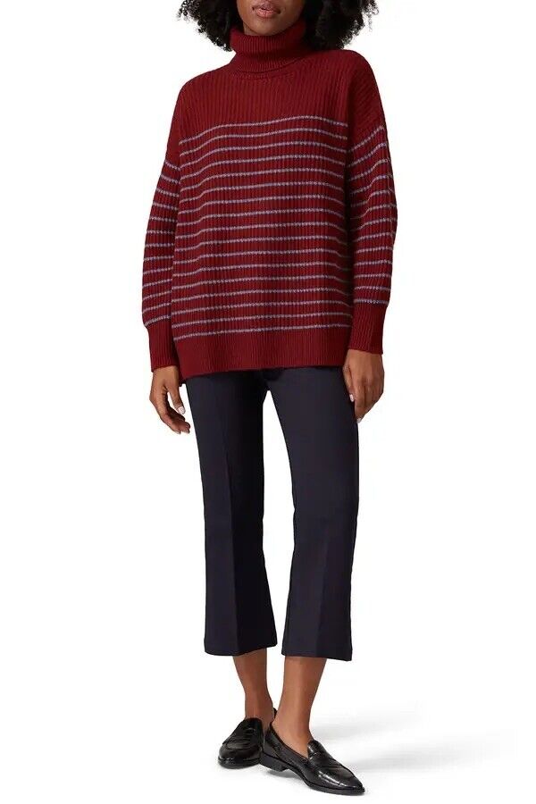 Hatch Maternity Women’s THE ELLIS SWEATER Red Wool/Cashmere $298 NEW