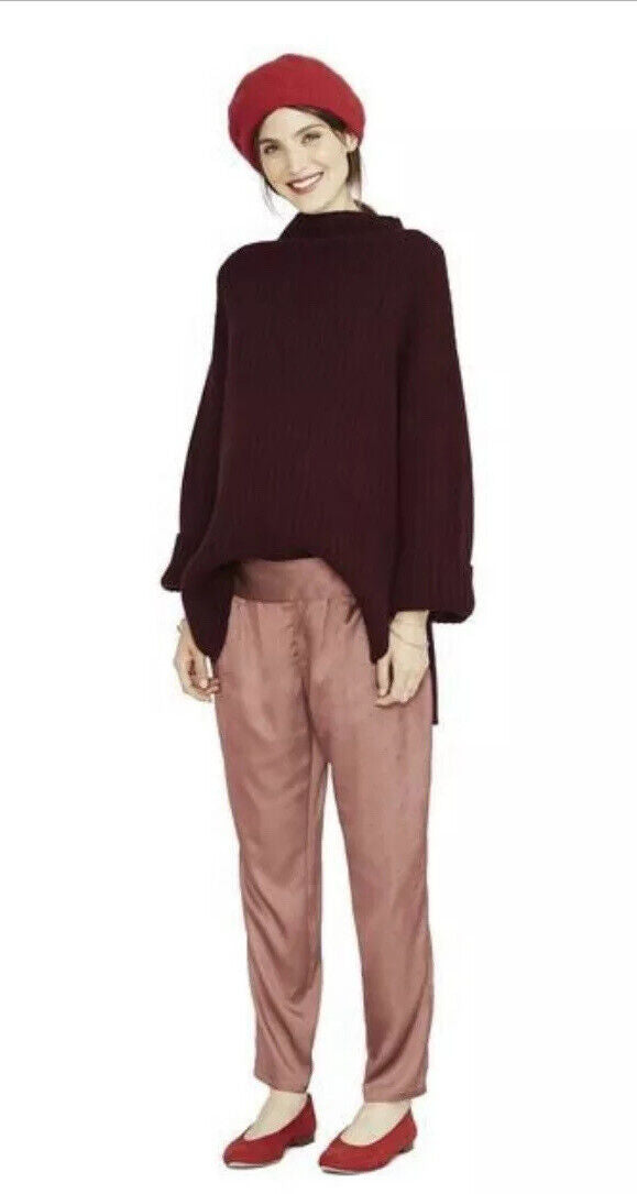 Hatch Maternity Women’s THE JENSIE PANT Blush/Pink $188 NEW
