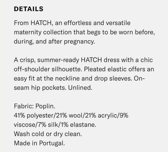 Hatch Maternity Women’s THE AUDREY DRESS Poppy Red Ruffled Swing $278 NEW