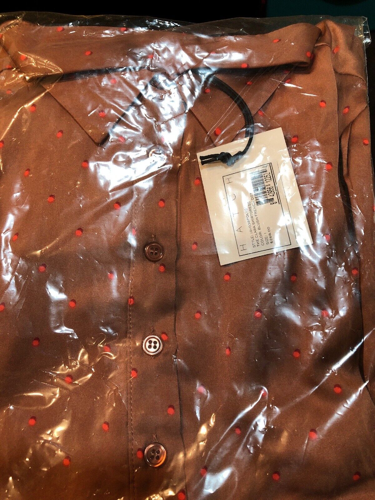 Hatch Maternity Women’s THE CLARA SHIRTDRESS Blush Size 3 (L/12) NEW