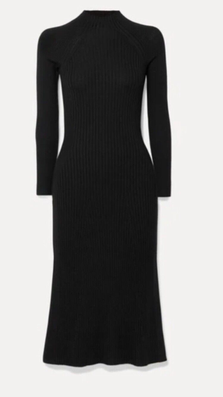 Hatch Maternity Women’s THE RENEE DRESS Merino Wool Ribbed $298 NEW