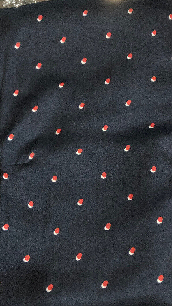 Hatch Maternity Women’s THE DELFINA TOP Royal French Dot $168 NEW