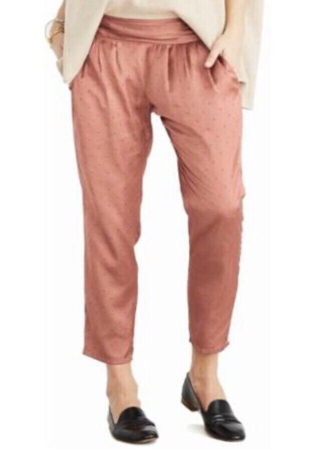 Hatch Maternity Women’s THE JENSIE PANT Blush/Pink $188 NEW