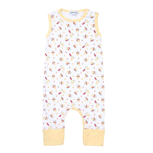 Magnolia Baby Baby Boy Fun in The Sun Printed Sleevless Playsuit Yellow 18 Months