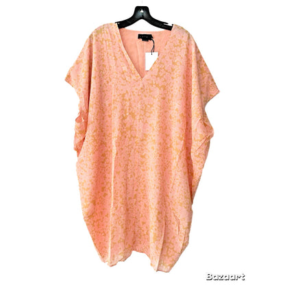 Hatch Maternity Women's THE SLOUCH DRESS Apricot Silk/Cotton $258 NEW