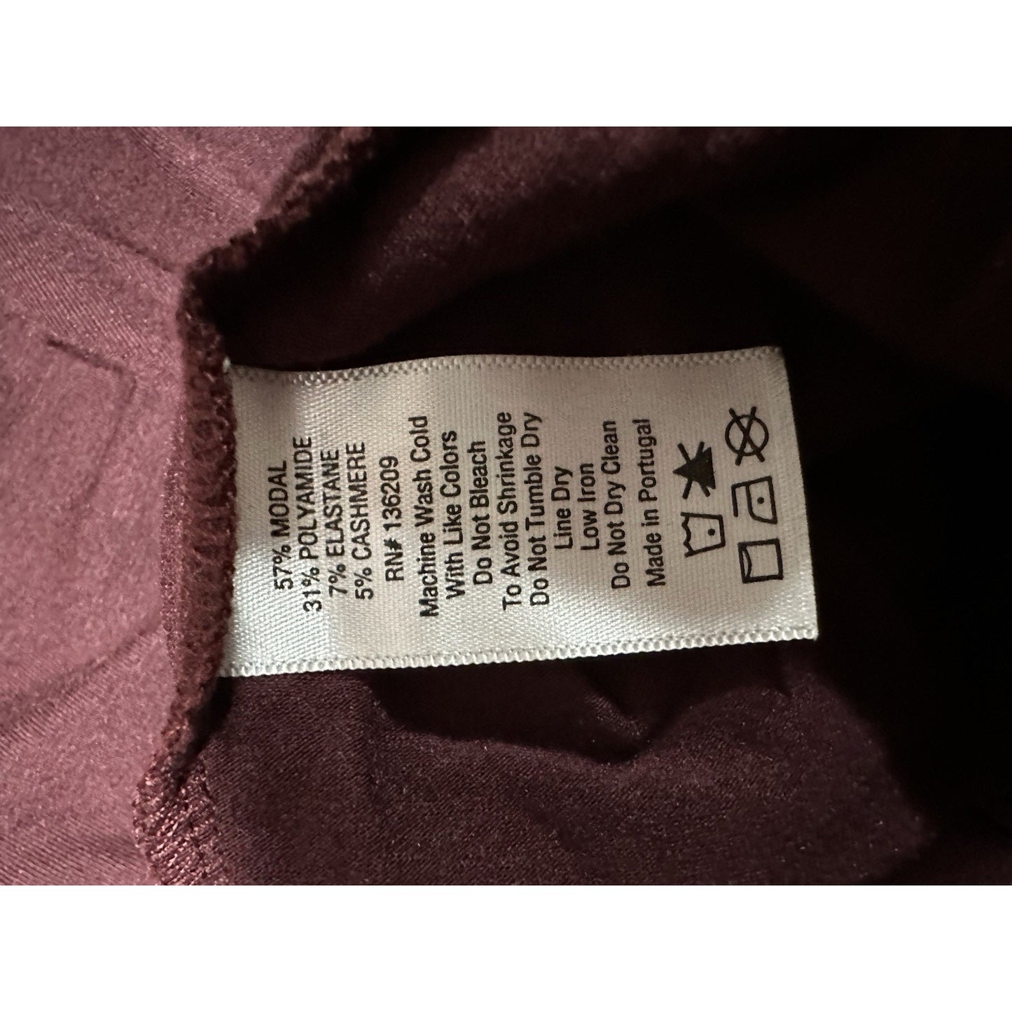 HATCH Maternity Women's THE SANDRINE DRESS Burgundy Size 1 (S/4-6) $238 NEW