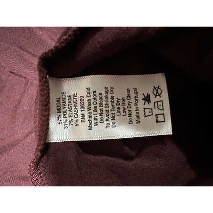 HATCH Maternity Women's THE SANDRINE DRESS Burgundy Size 1 (S/4-6) $238 NEW