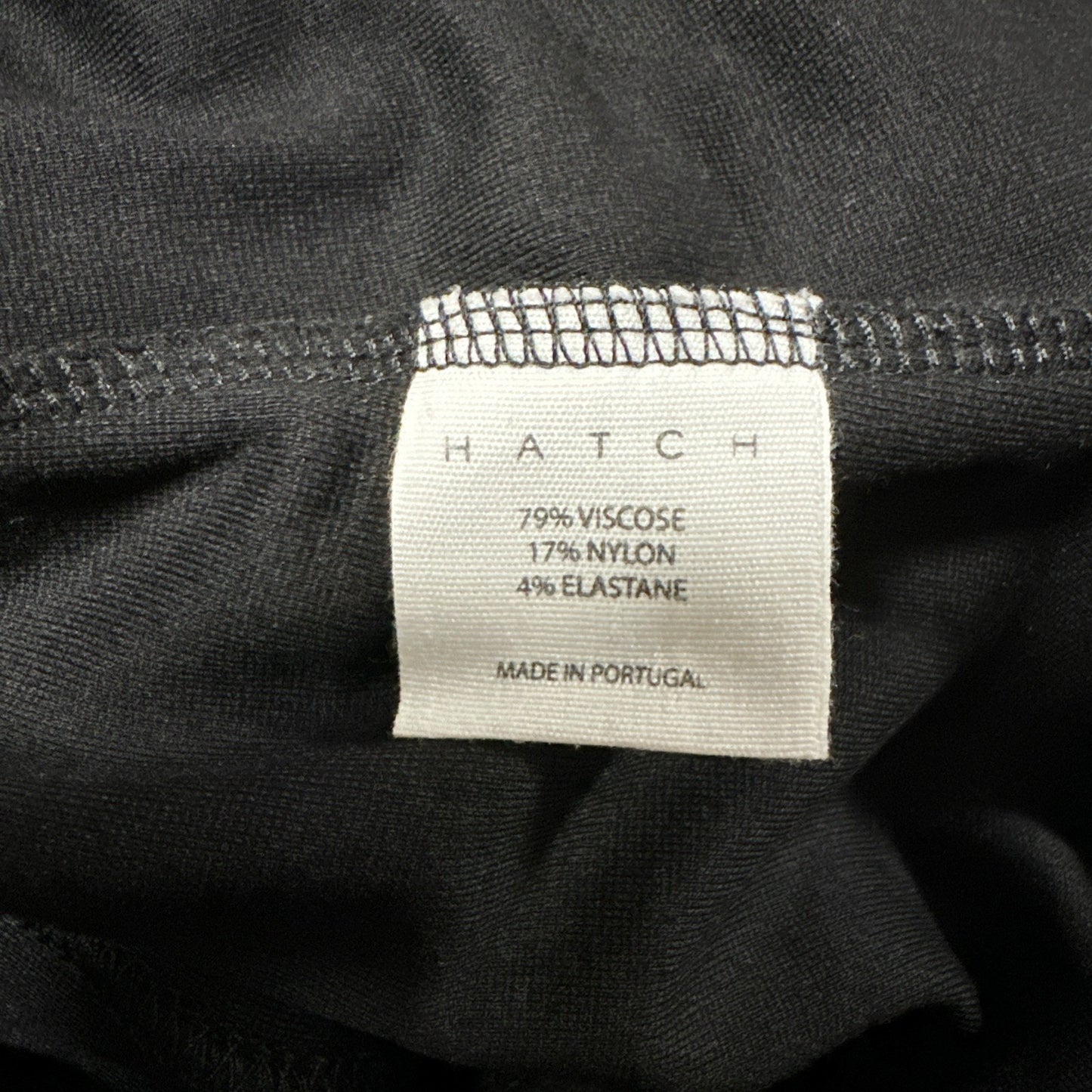 HATCH Maternity Women's THE VIRGINIA SEEMED DRESS Black Viscose $248 NEW