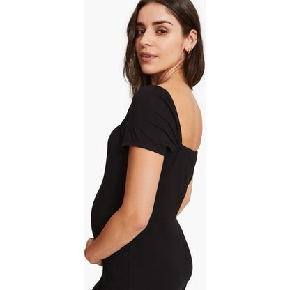 HATCH Maternity Women's THE BODY CAP SLEEVE DRESS Bamboo Viscose Size XS $138