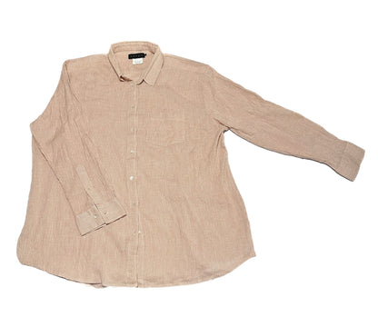 Hatch Maternity Women THE BOYFRIEND SHIRT Petal Gingham Cotton $178 NEW