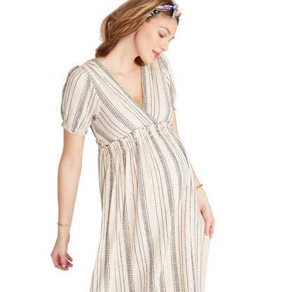 Hatch Maternity Women's THE AMELIA DRESS Cotton Gauze Size 1 (S/4-6) $268 NEW