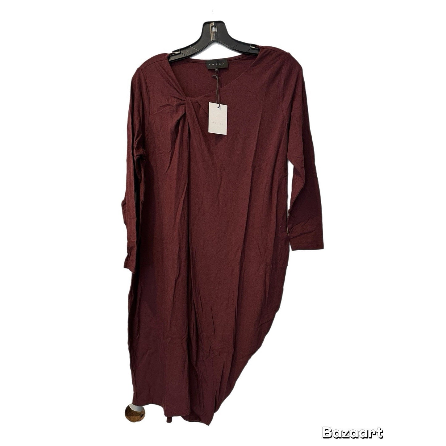 HATCH Maternity Women's THE SANDRINE DRESS Burgundy Size 1 (S/4-6) $238 NEW