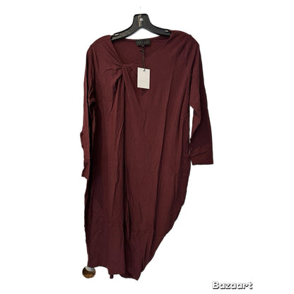 HATCH Maternity Women's THE SANDRINE DRESS Burgundy Size 1 (S/4-6) $238 NEW