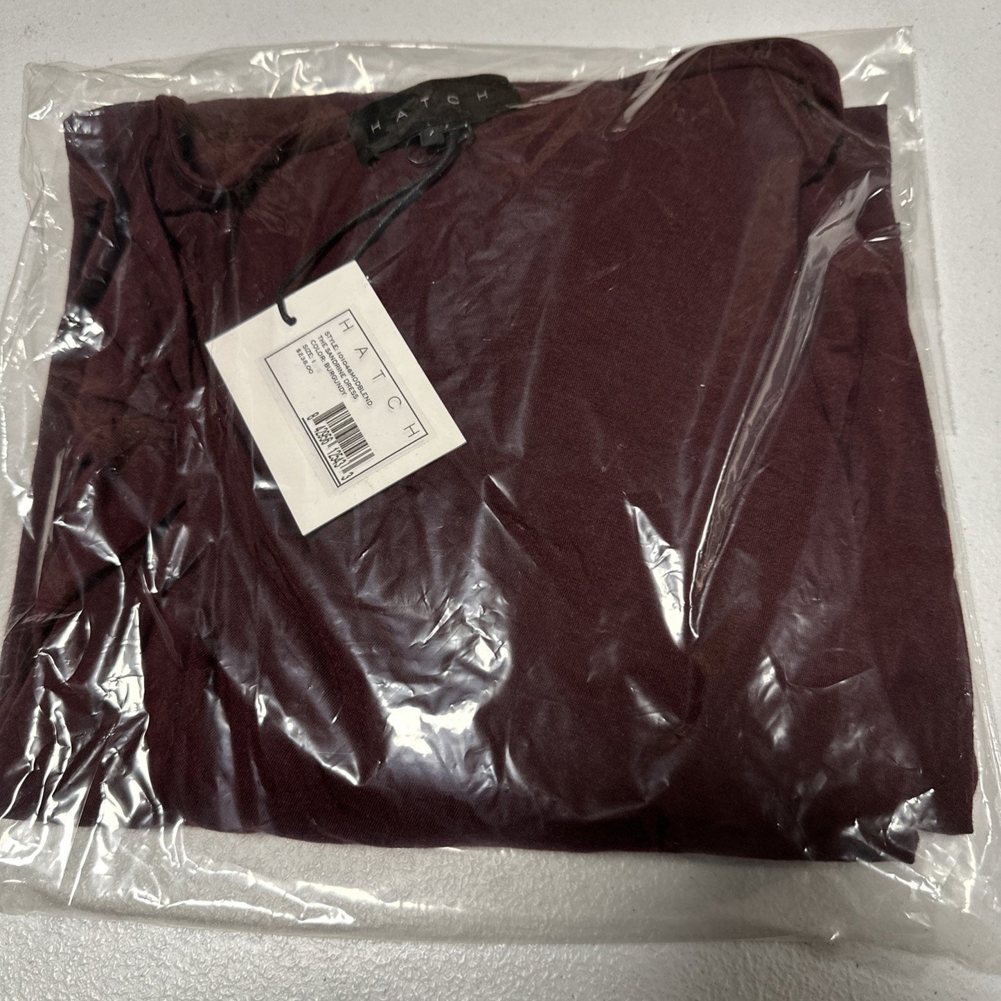 HATCH Maternity Women's THE SANDRINE DRESS Burgundy Size 1 (S/4-6) $238 NEW