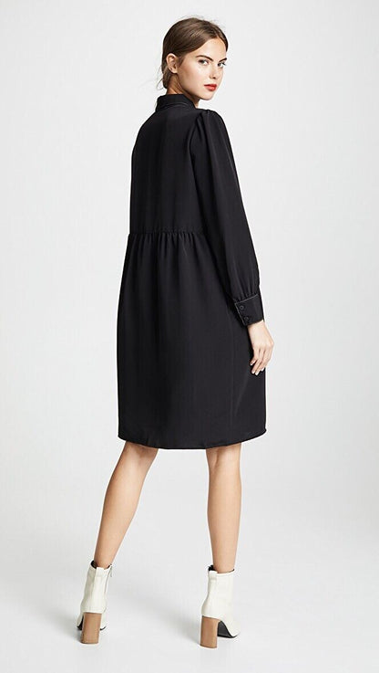 Hatch Maternity Women’s THE CLARA SHIRTDRESS Black Size 2 (M/8-10) NEW