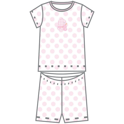 Magnolia Baby Girls GINGHAM DUCKIE Short Pajamas Pima Cotton Pink NEW