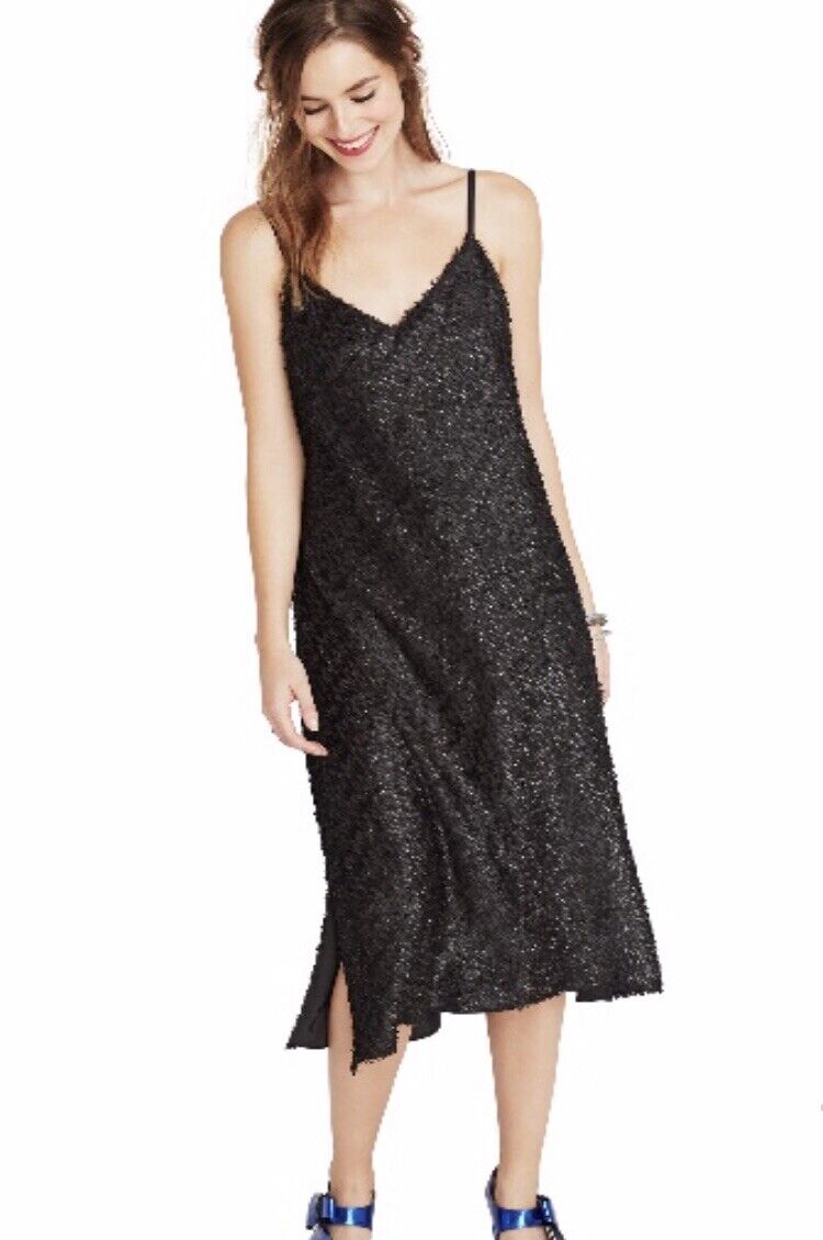 Hatch Maternity Women’s THE HANNA DRESS Black Party Formal $278 NEW