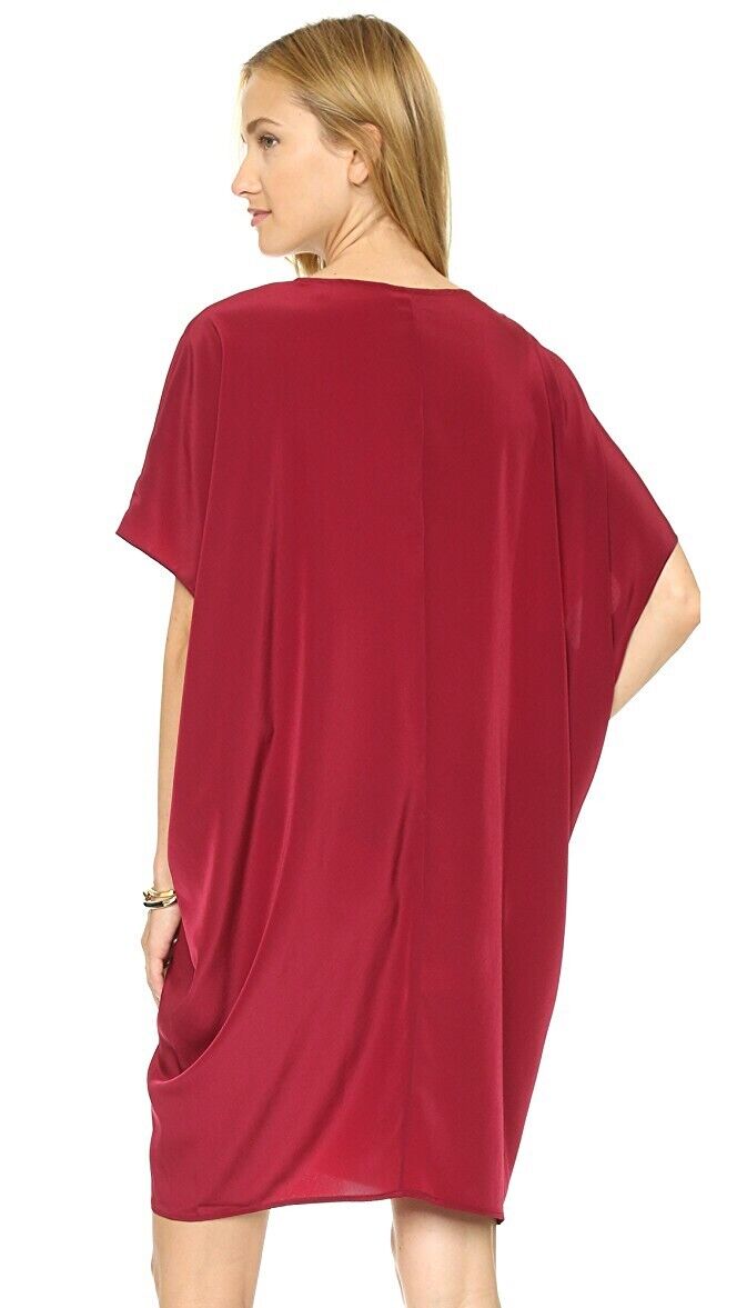 Hatch Maternity Women’s THE SLOUCH DRESS Scarlet Red $198 NEW