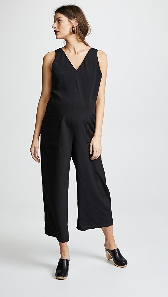 Hatch Maternity Women’s THE ALBA JUMPER Black Size 0 (XS/0-2) $278 NEW