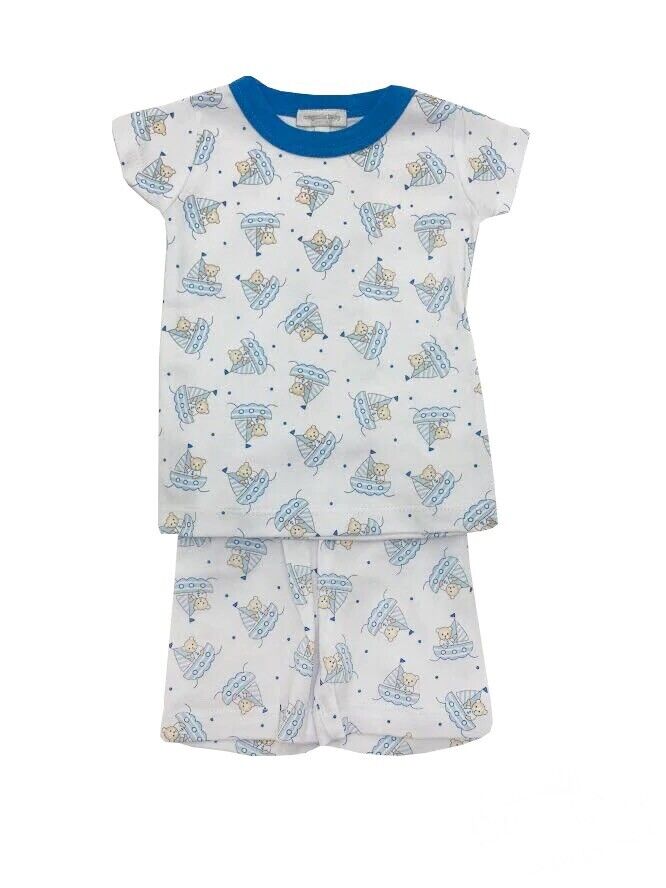 Magnolia Baby Boy SUMMER SAILING Short Pajamas NEW